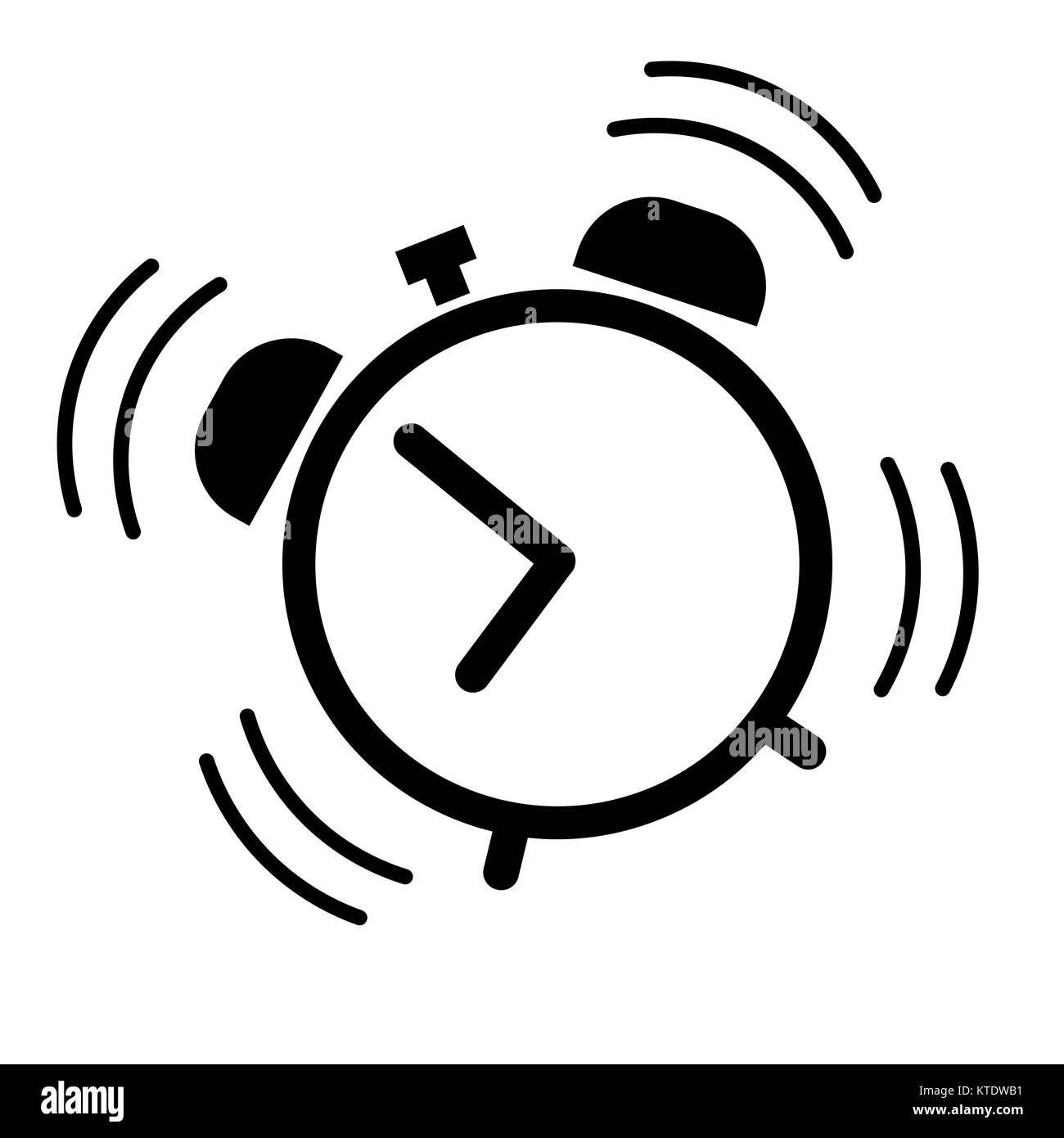Alarm Clock Ringing Icon Over White Background Vector Illustration Royalty  Free SVG, Cliparts, Vectors, and Stock Illustration. Image 90690926.