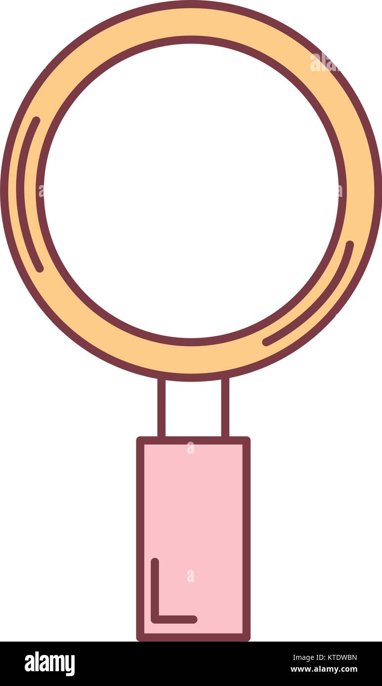 magnifying glass isolated icon vector illustration design Stock Vector ...