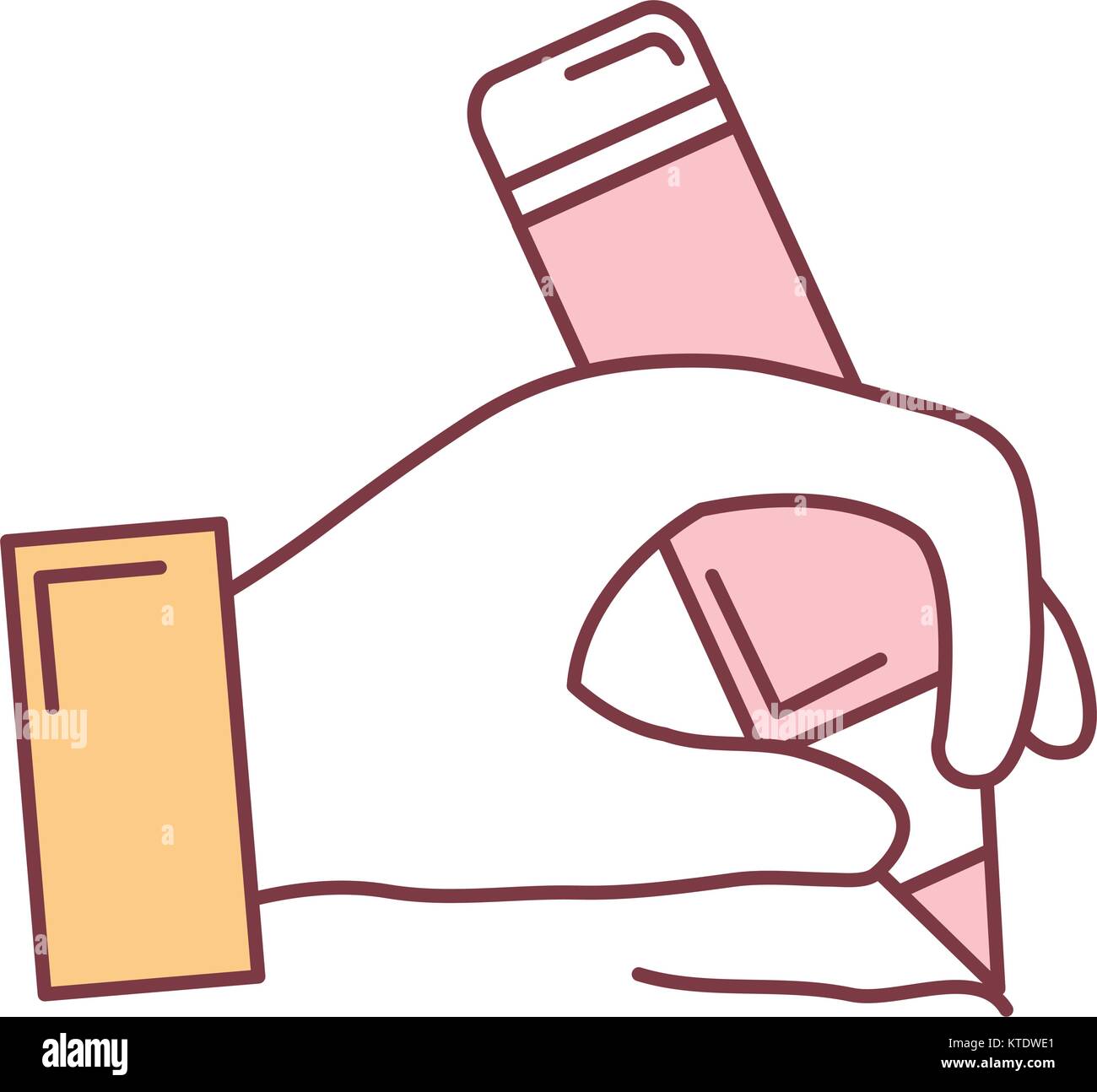 hand human writing icon vector illustration design Stock Vector Image ...