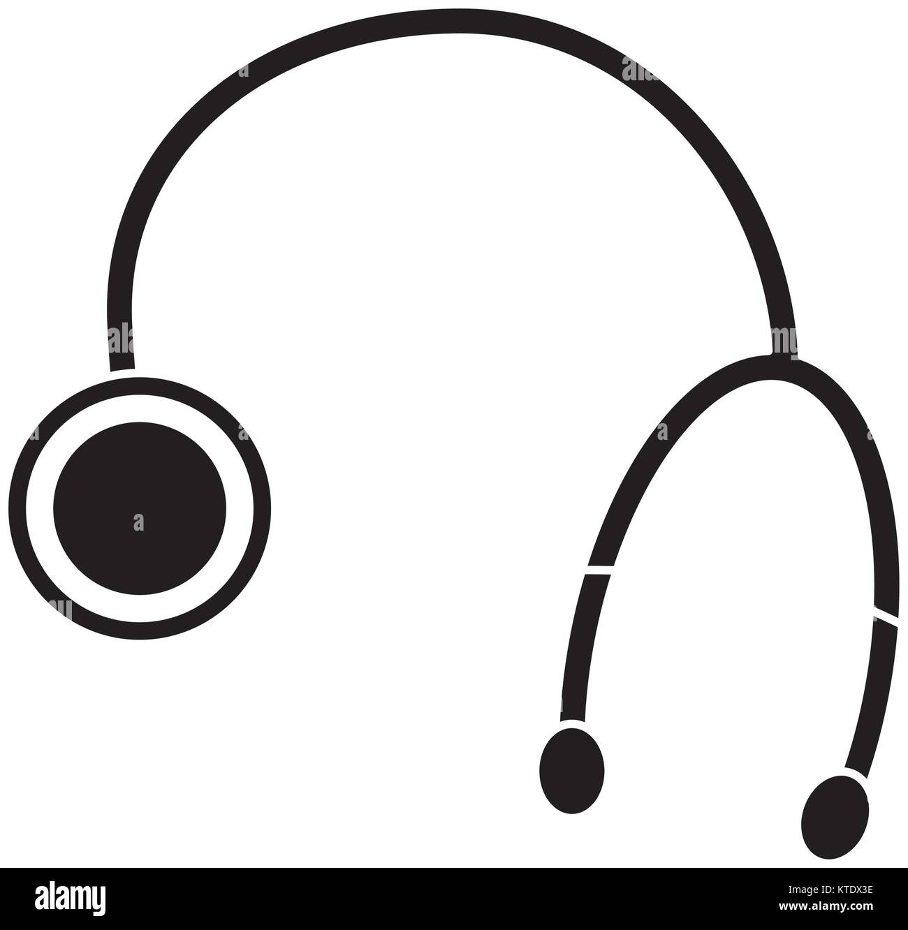 stethoscope medical equipment healthcare icon vector illustration Stock ...