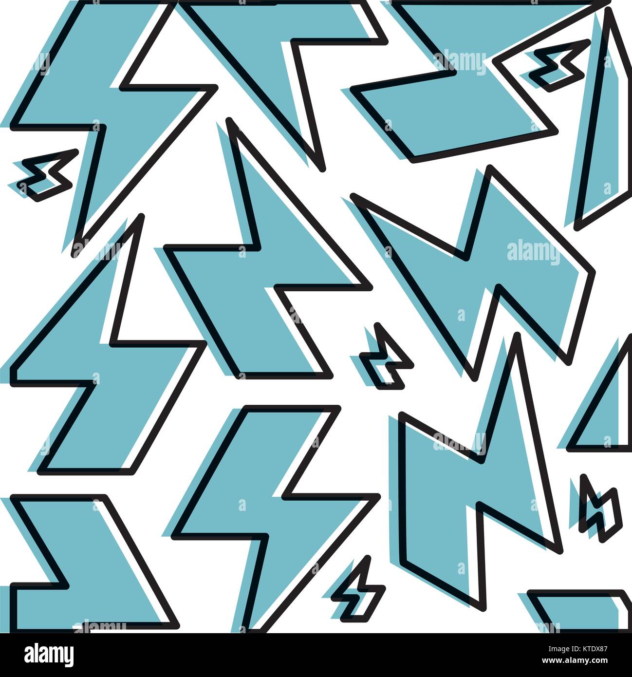 electric ray symbol pattern background vector illustration design Stock ...