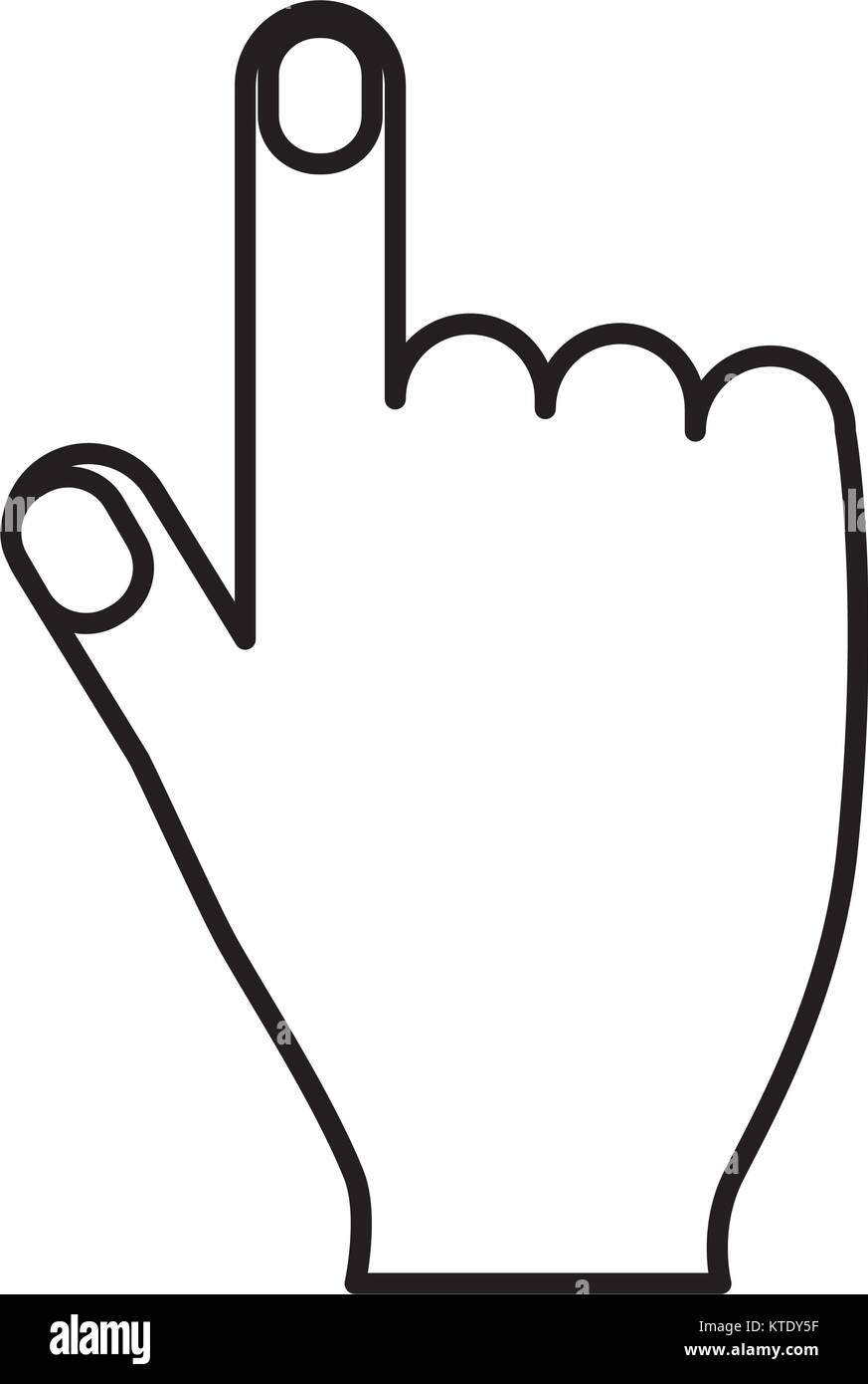 hand pointing finger cursor internet concept Stock Vector Image & Art