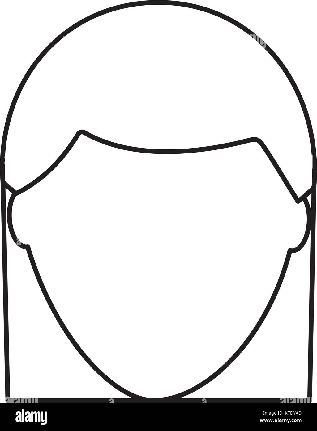 Woman Faceless Profile Icon Vector Stock Photos & Woman Faceless