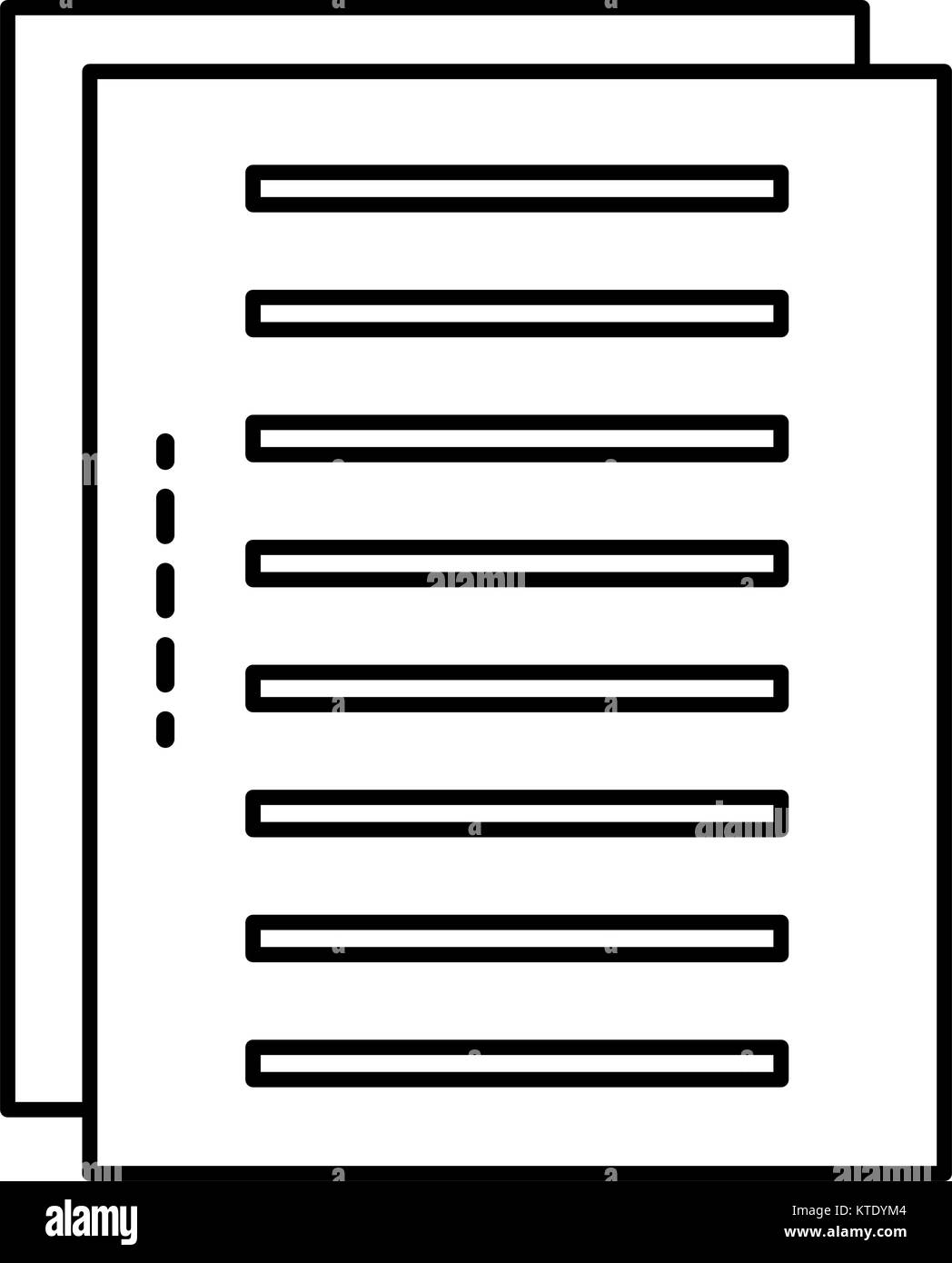 documents paper isolated icon vector illustration design Stock Vector ...