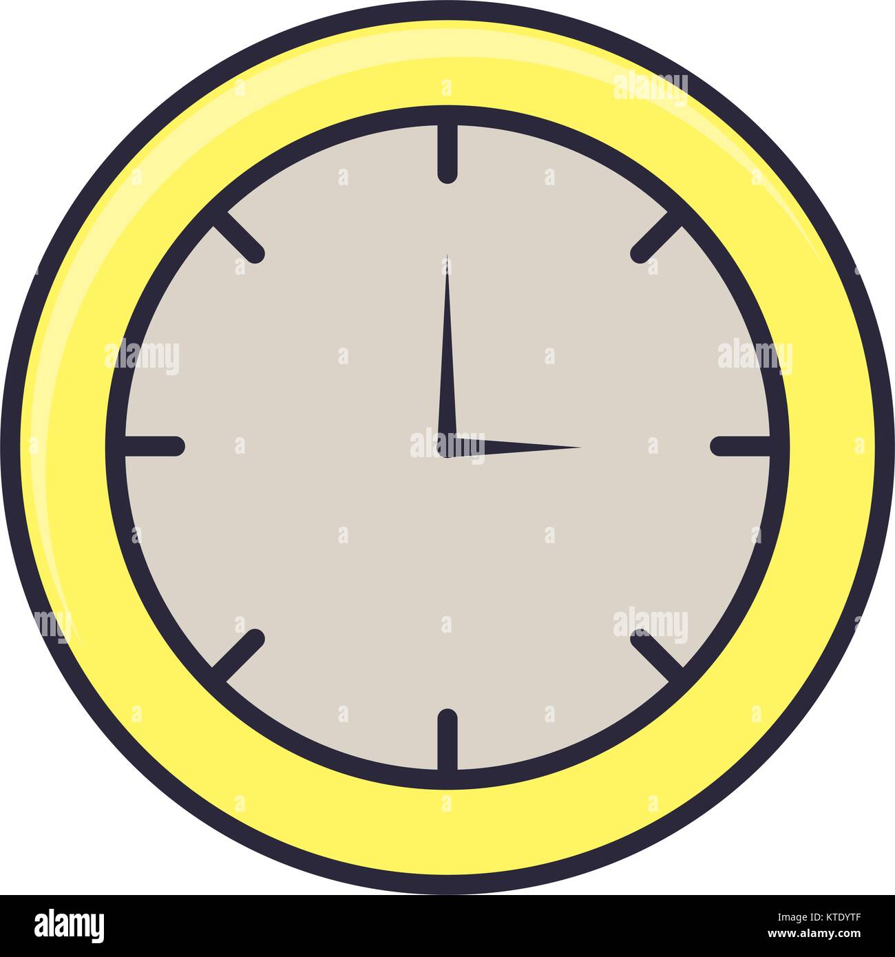 clock vector illustration Stock Vector Image & Art - Alamy