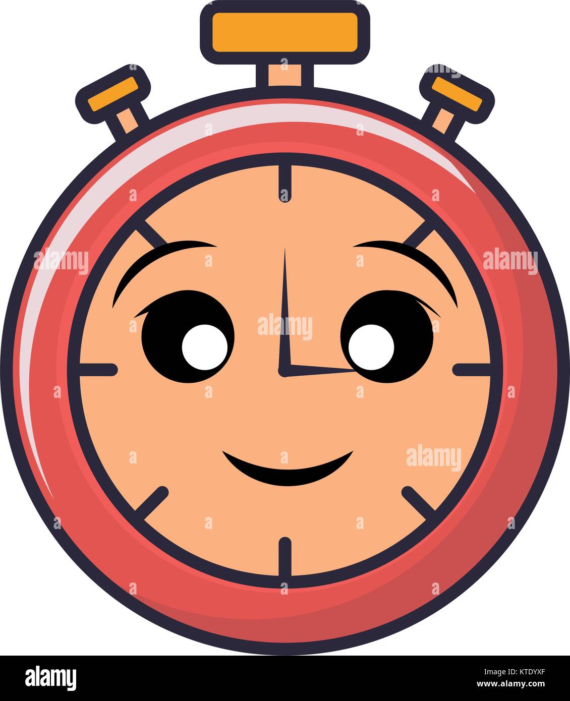 kawaii stopwatch vector illustration Stock Vector Image & Art Alamy