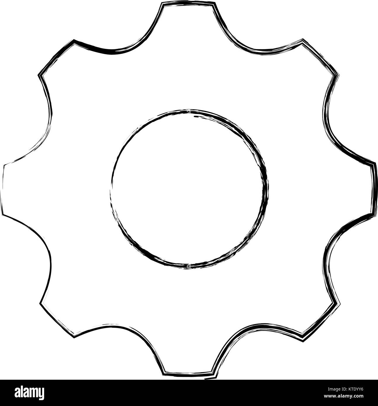 gear machine isolated icon vector illustration design Stock Vector ...