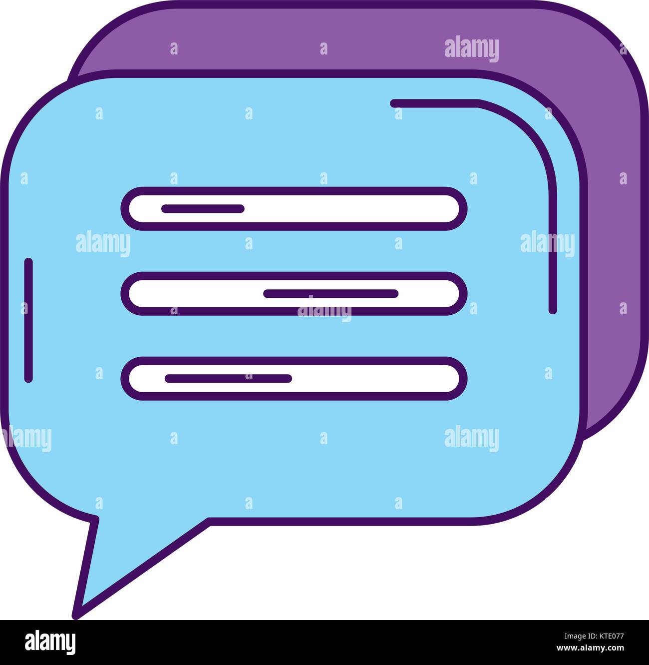 speech bubble isolated icon vector illustration design Stock Vector ...