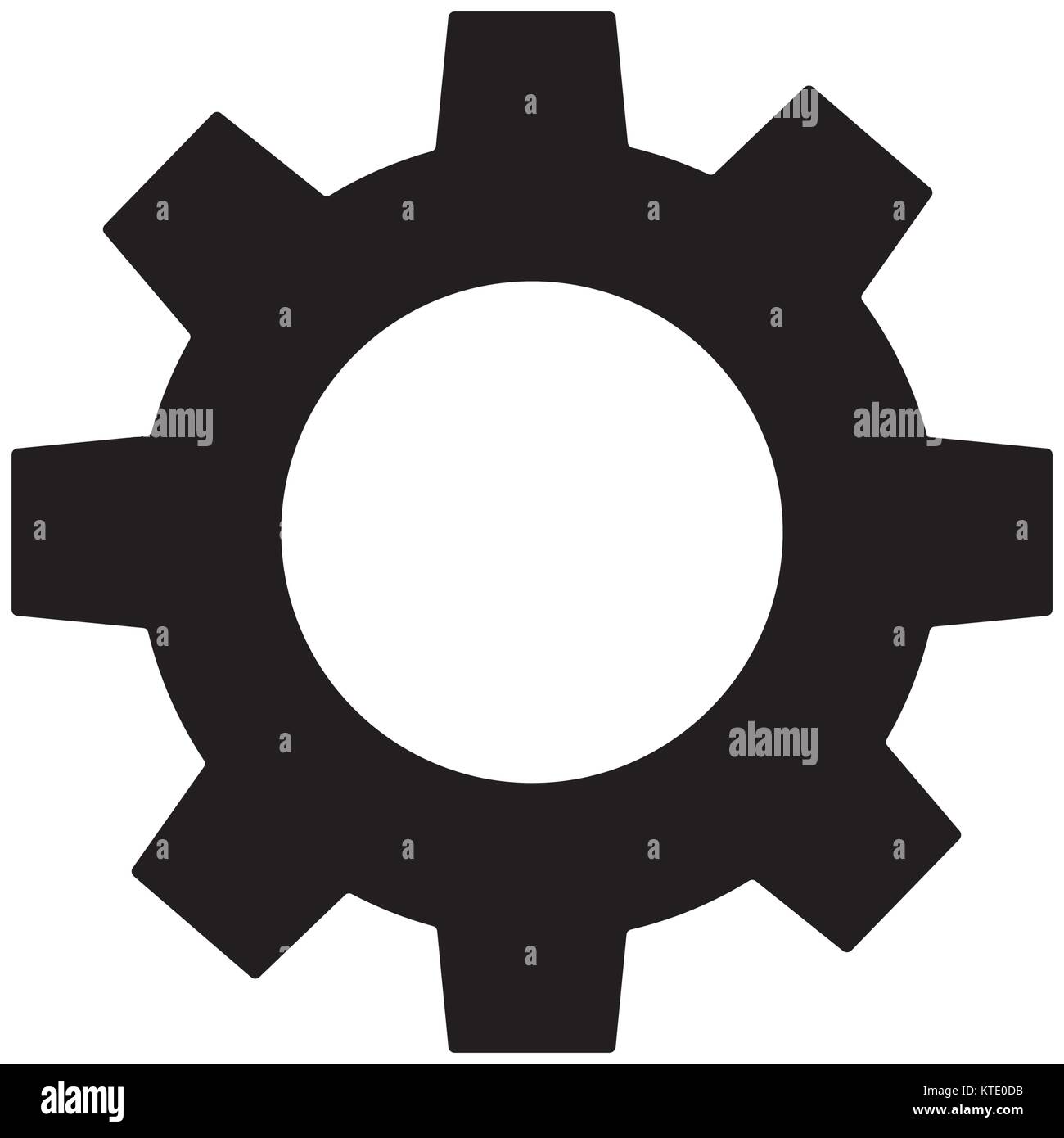 technical gear setting technology icon vector illustration pictogram ...