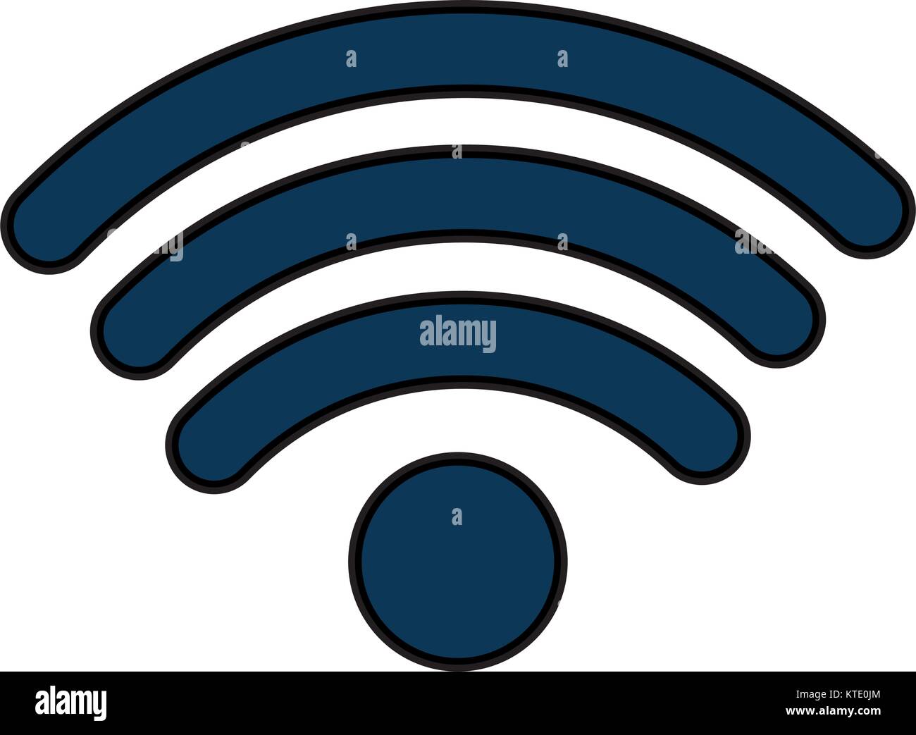 internet wifi connection symbolicon vector illustration Stock Vector ...