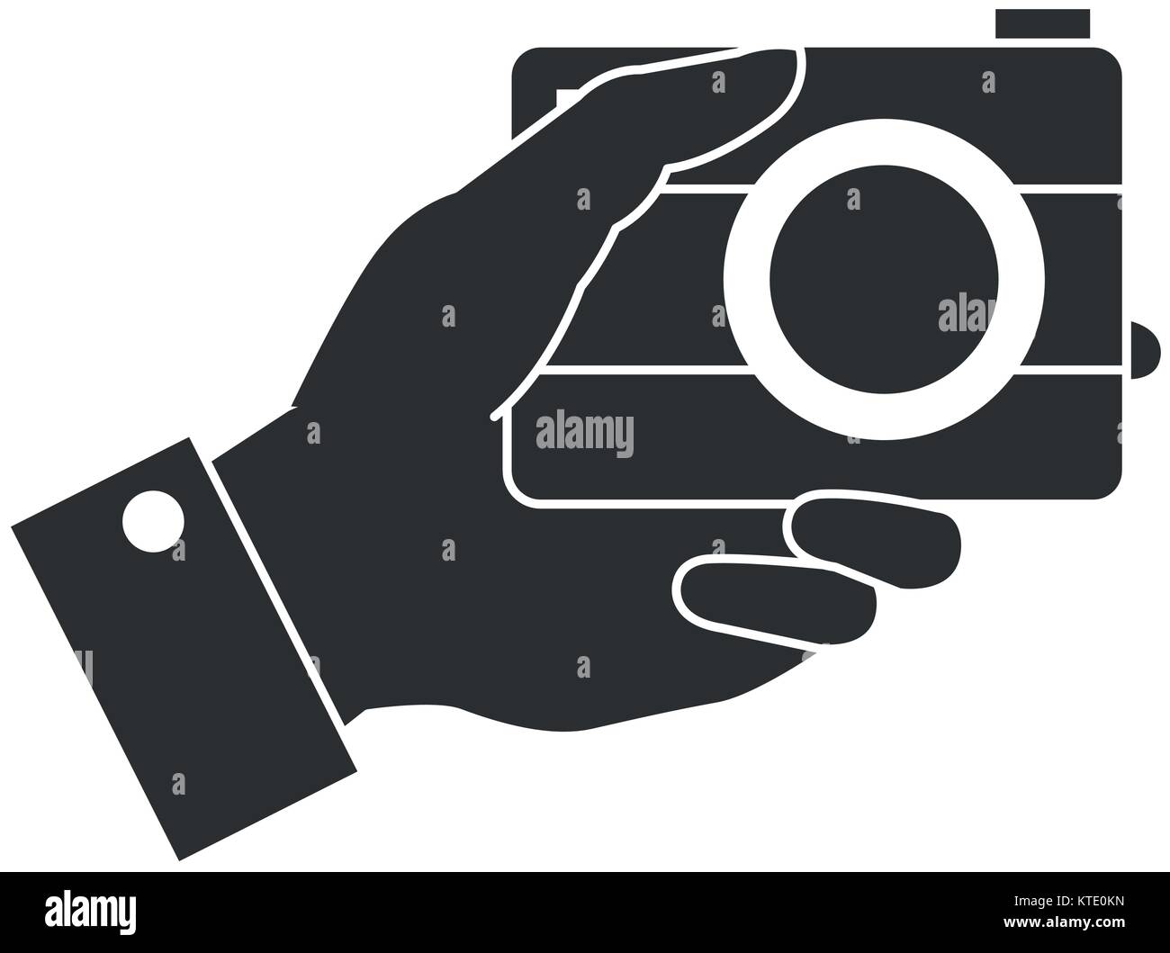 hands with photographic camera isolated icon vector illustration design ...