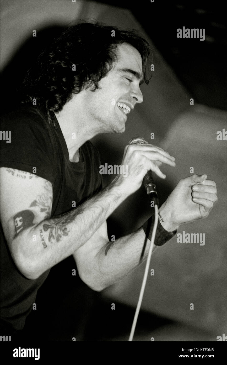 Henry Rollins - of Rollins Band and, formerly, Black Flag - performs a solo  spoken word show at Powerhaus in London, England. 3 April 1989 Stock Photo  - Alamy