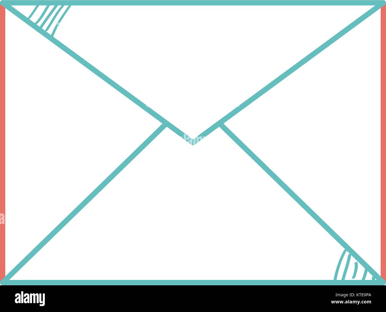 mail envelope isolated icon vector illustration design Stock Vector ...