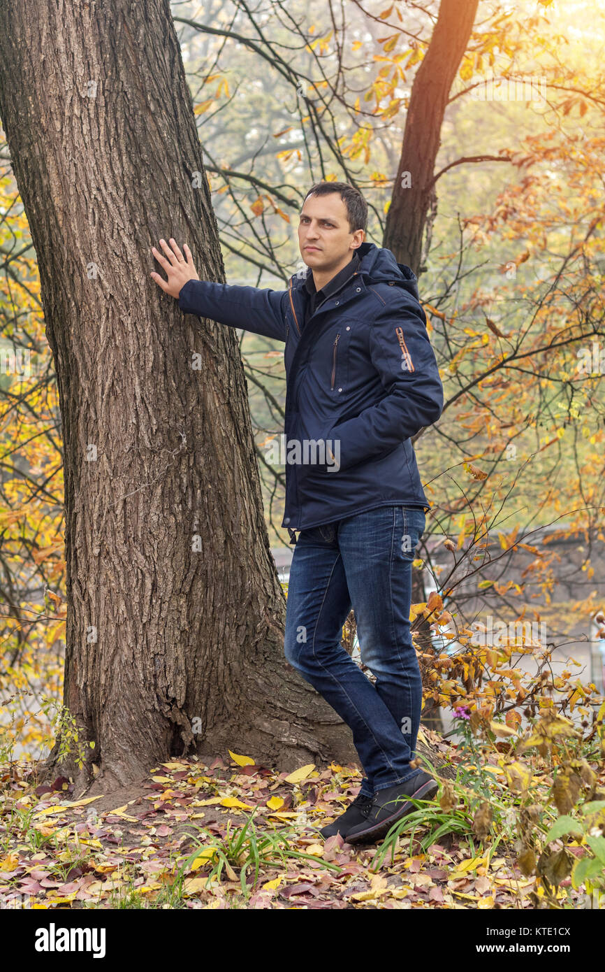 Lonely middle aged man walking hi-res stock photography and images - Alamy