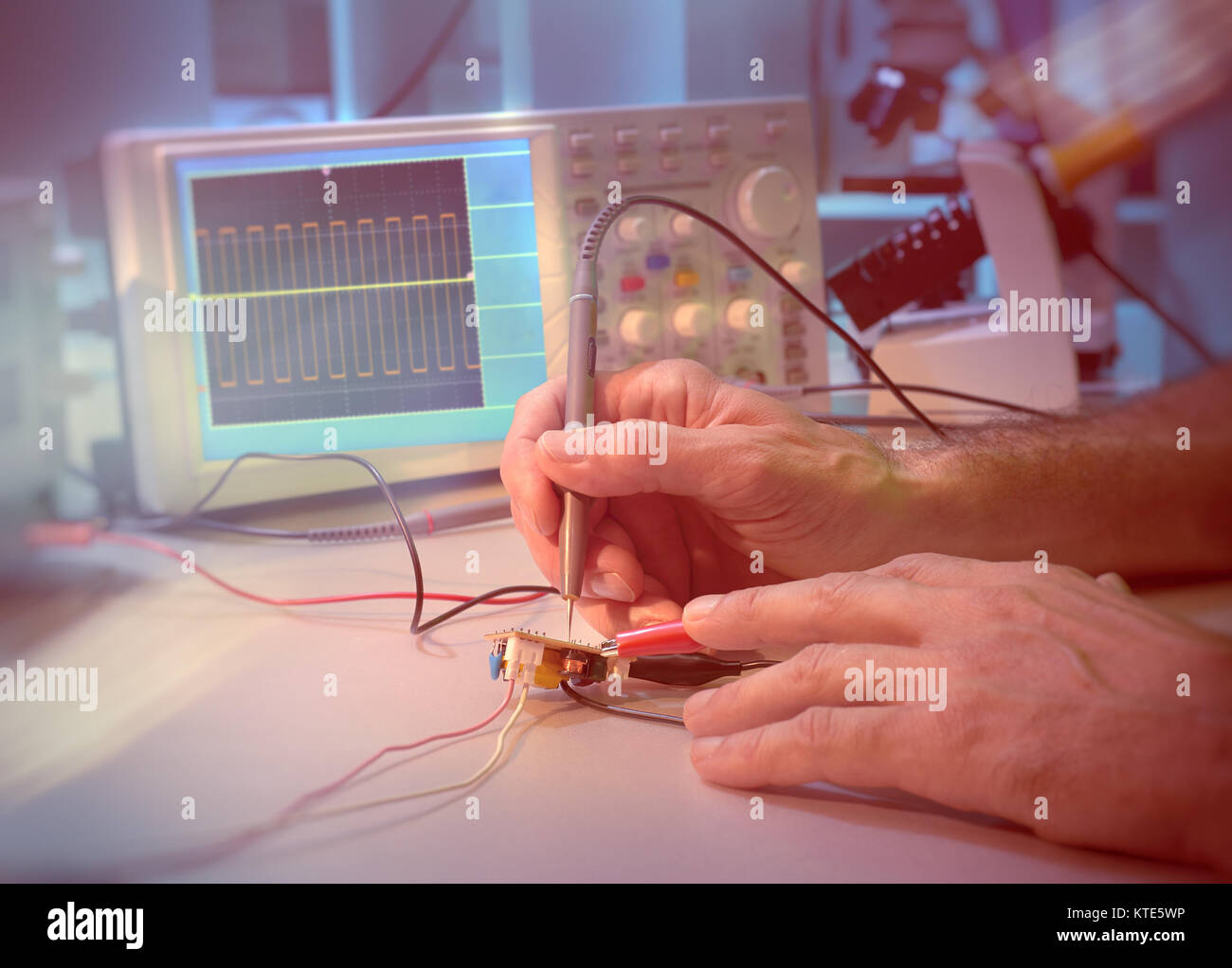 Digital engineering and test centre hires stock photography and images