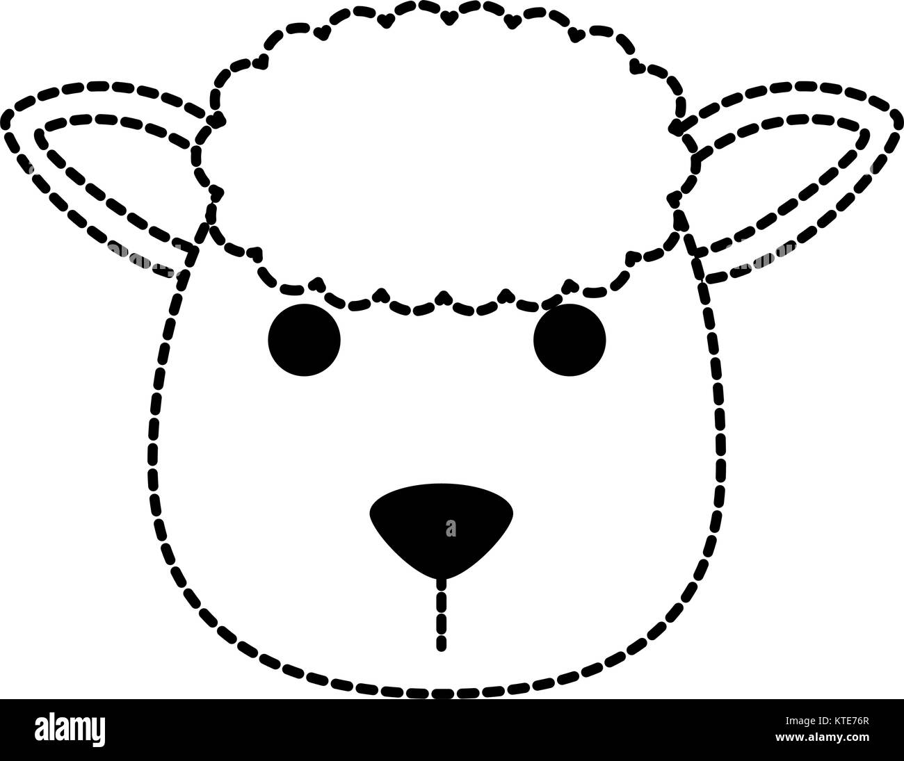 cute sheep character icon vector illustration design Stock Vector Image ...