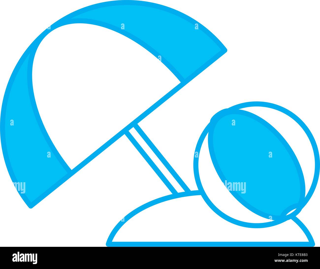 Beach ball symbol Stock Vector Image & Art Alamy
