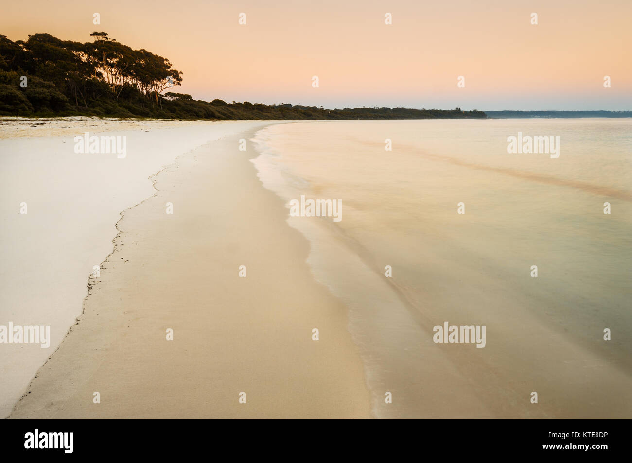 Evening mood in Jervis Bay. Stock Photo