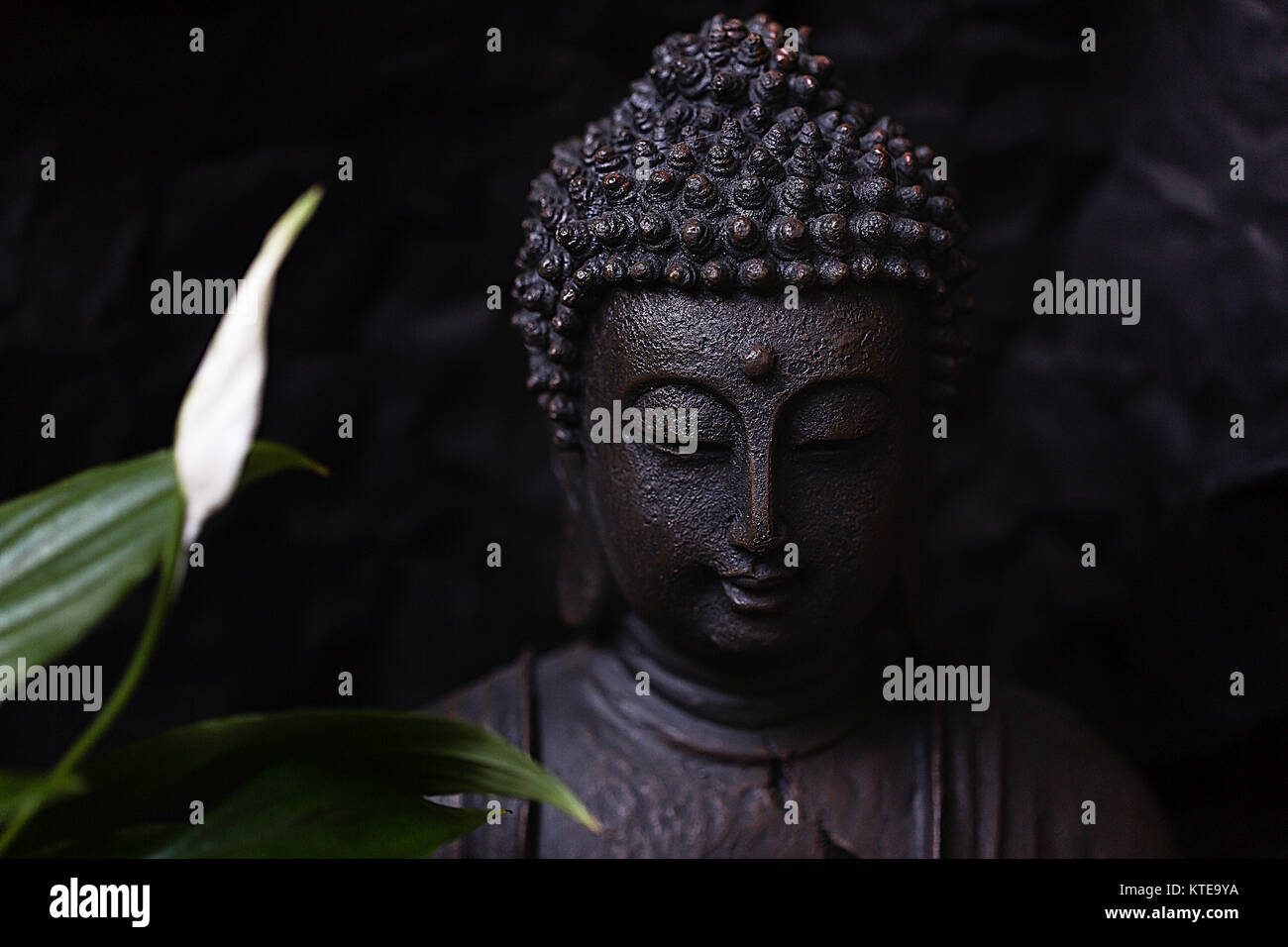 Black and White Photo of a Buddha Statue · Free Stock Photo