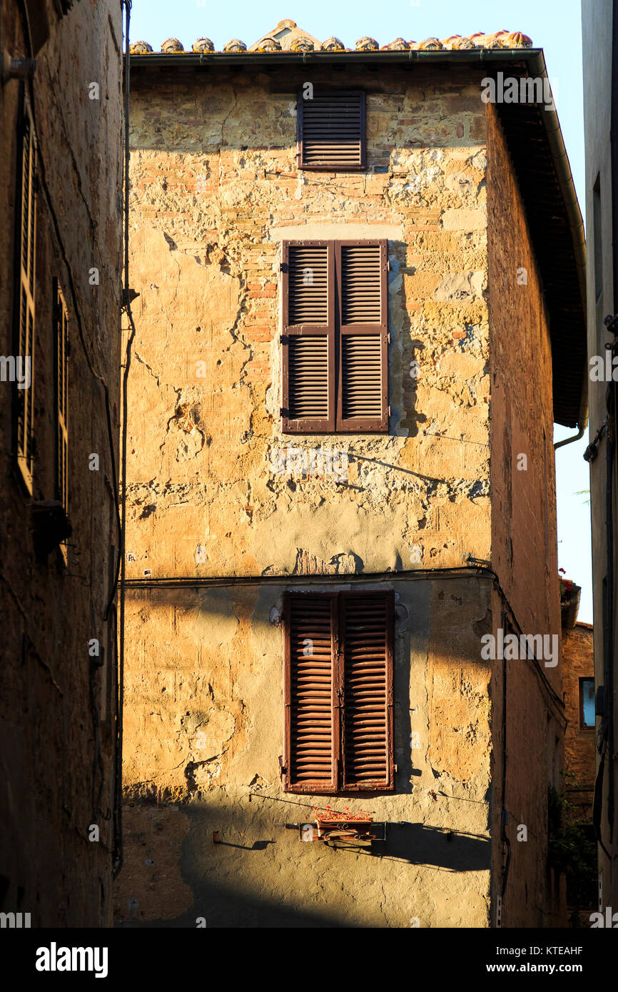 Pienza, Val D'Orcia, Tuscany, Italy Stock Photo