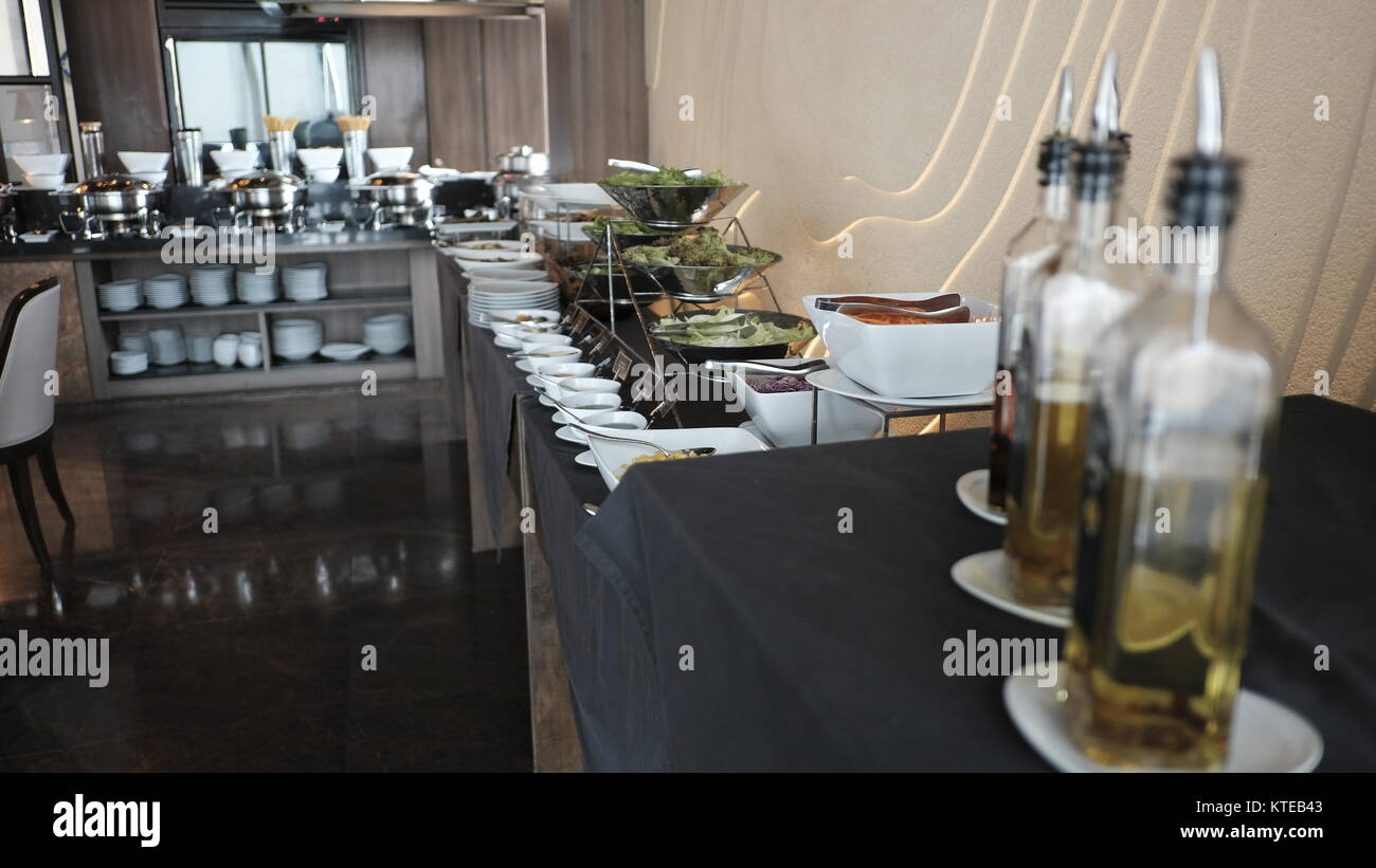 Medinii is a V35th flooribrant Modern Venue Gourmet Luxury Restaurant The Continent Hotel Bangkok Thailand Stock Photo