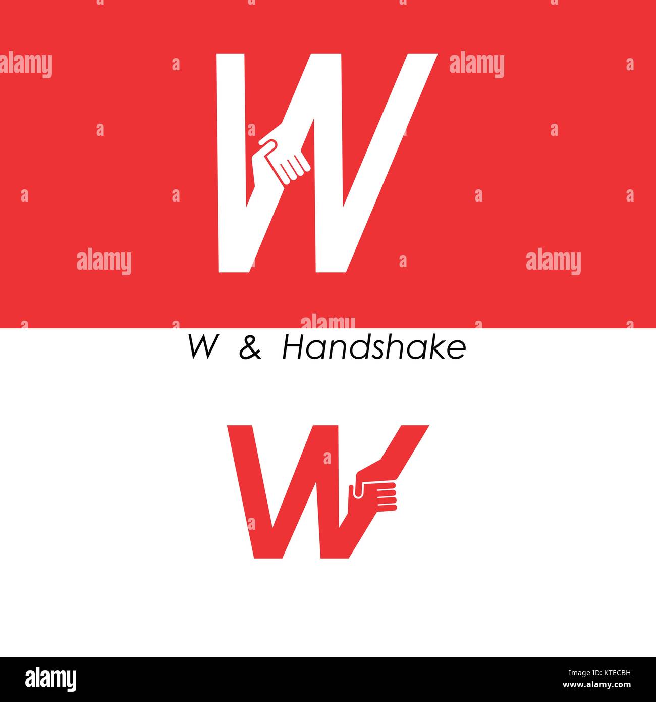 W - Letter abstract icon & hands logo design vector template.Teamwork ...