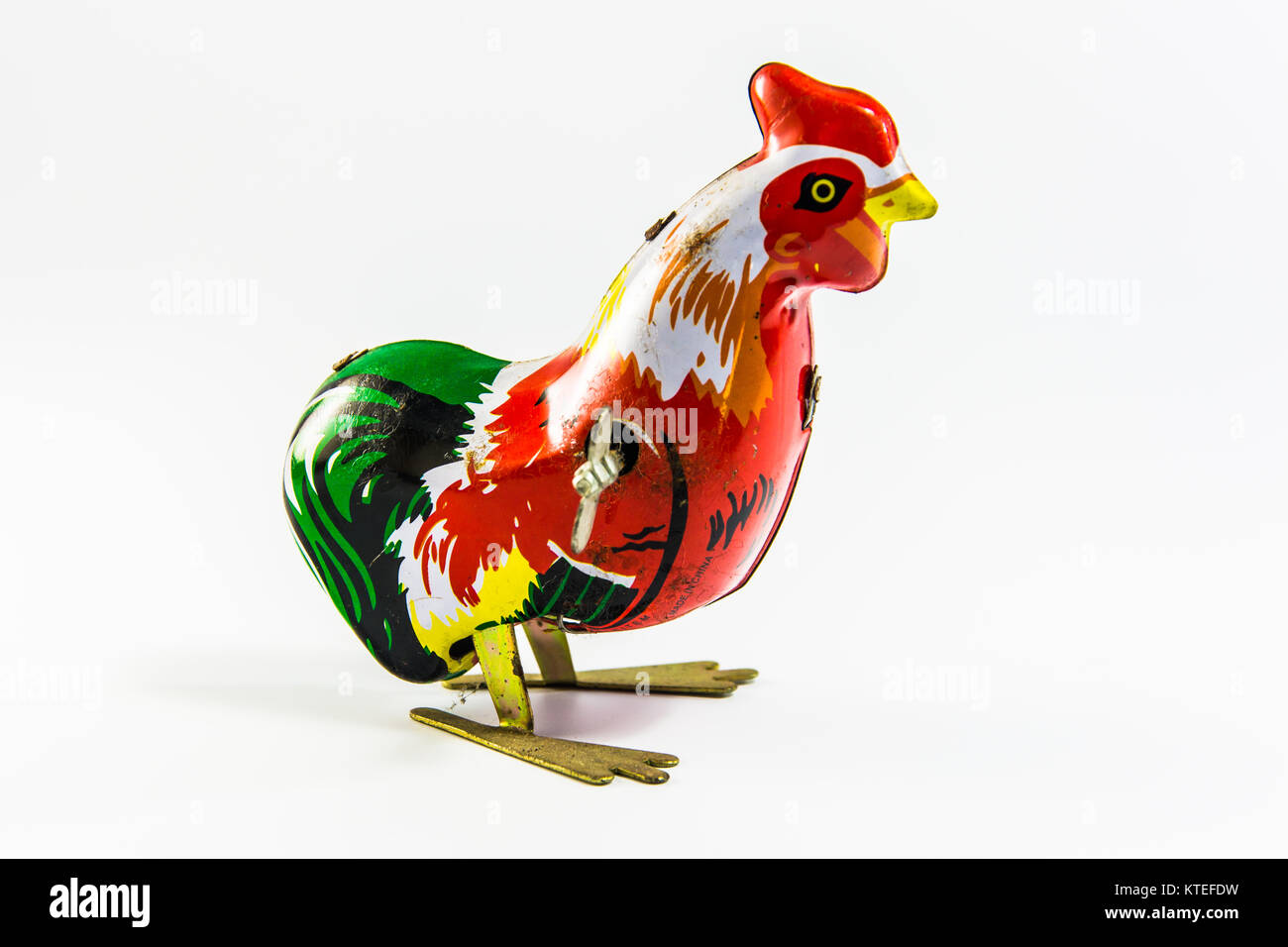 chicken , wind up toys Stock Photo Alamy