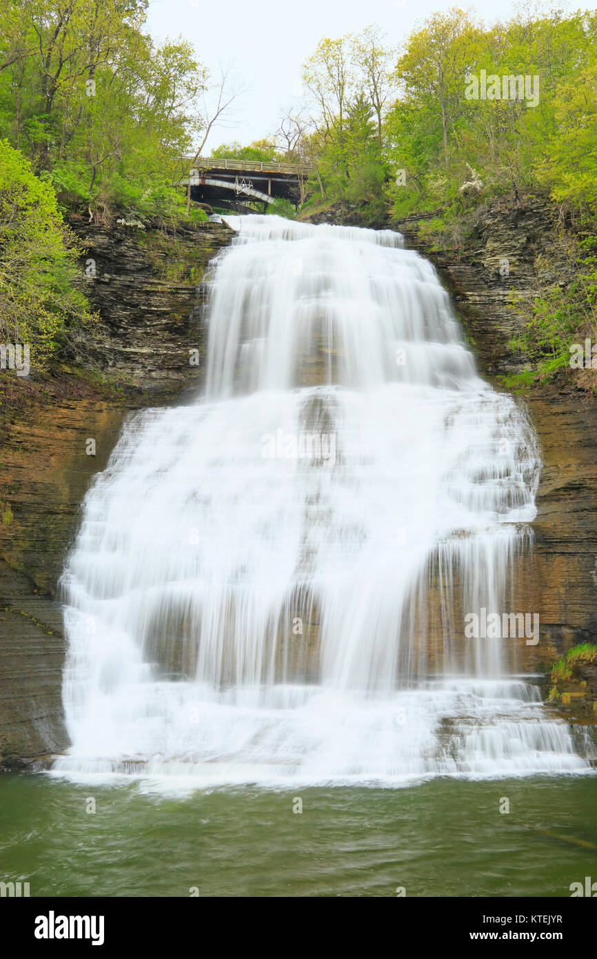 Montour Falls, Finger Lakes, Montour Falls, New York, USA Stock Photo