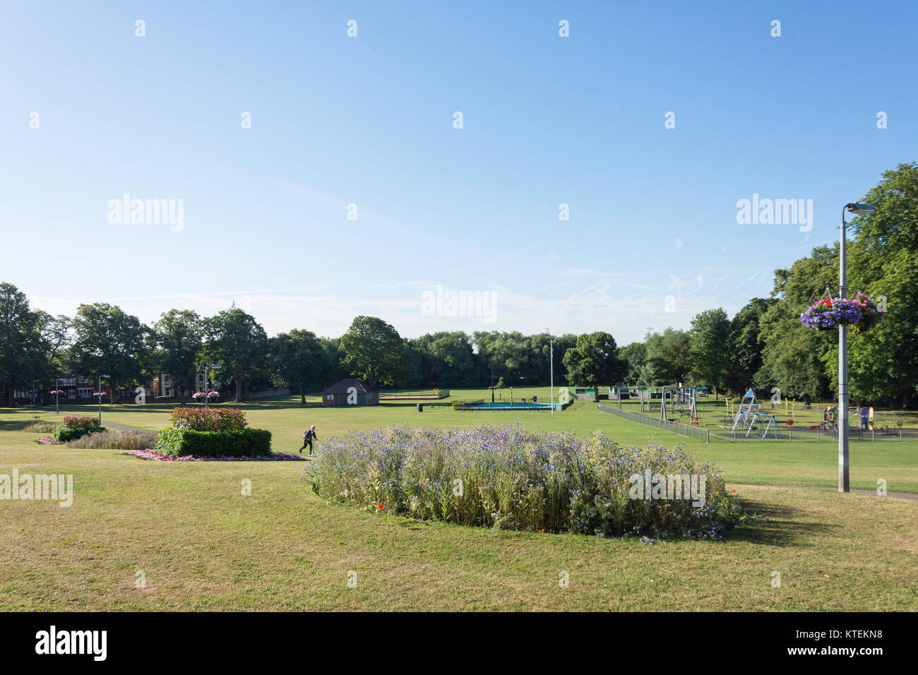 Parson's Close Recreation Park, Pulford Road, Leighton Buzzard, Bedfordshire, England, United Kingdom Stock Photo