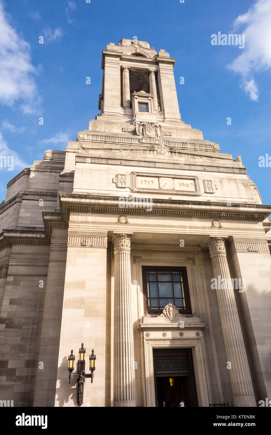 Freemasons' Hall, United Grand Lodge of England, The Library and Museum of Freemasonry, Great Queen Street, London, UK Stock Photo