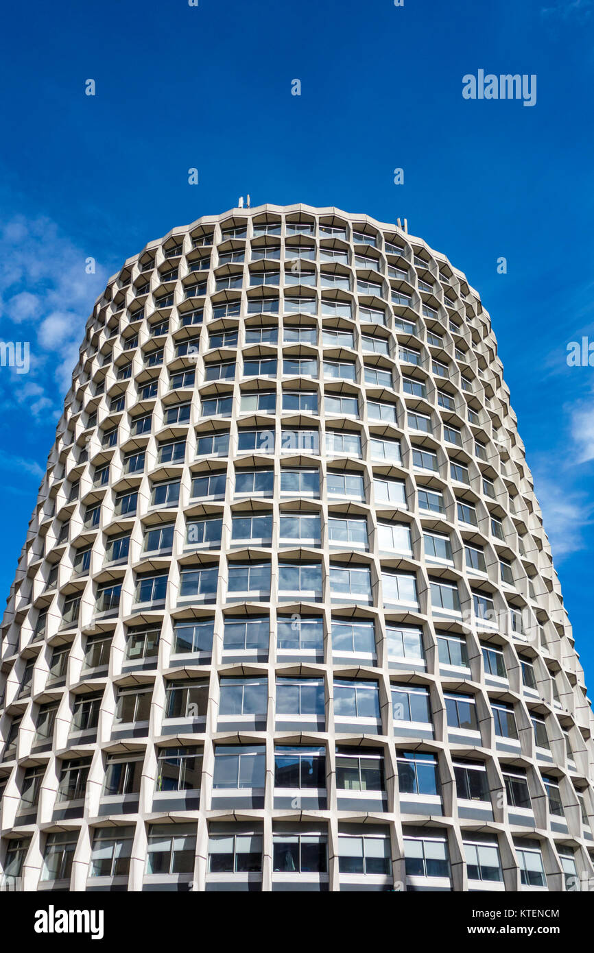 Brutalist architecture London: One Kemble Street, Space House, by George Marsh Stock Photo