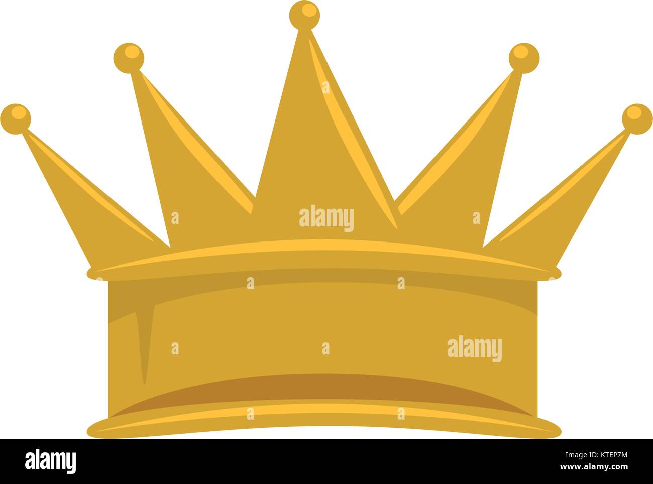 king crown isolated icon vector illustration design Stock Vector Image ...