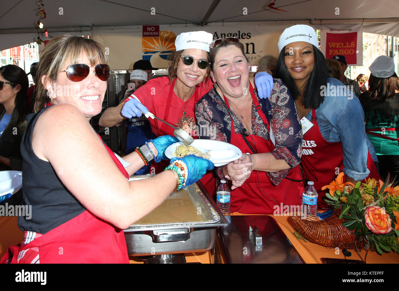 Los Angeles Mission Thanksgiving Meal For The Homeless Featuring ...