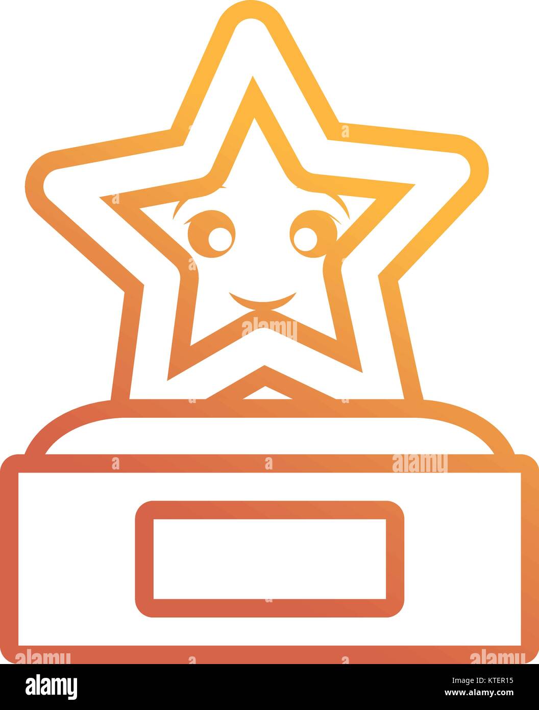 award trophy icon Stock Vector Image & Art - Alamy