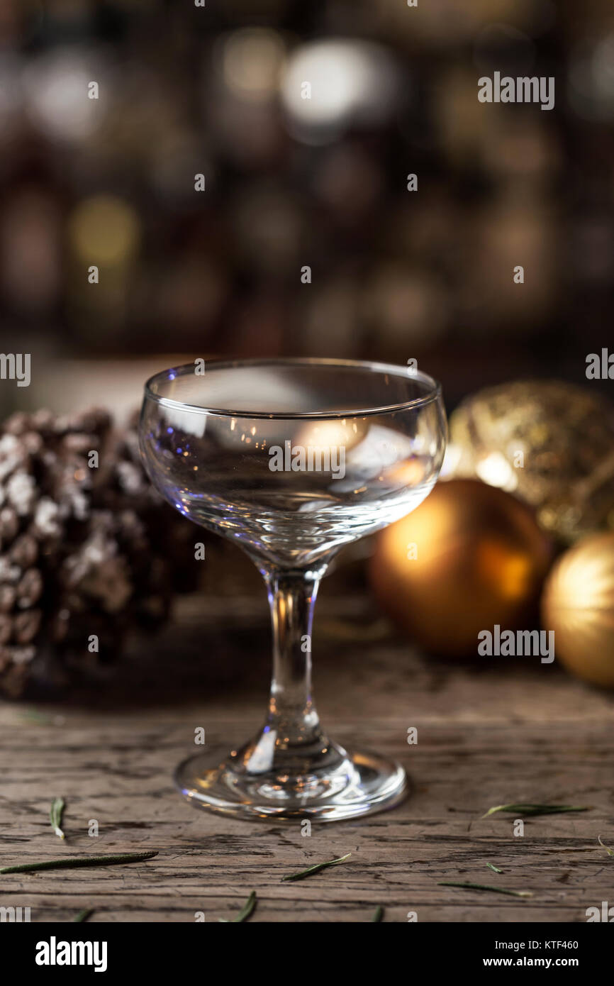 Crushed Ice In Cocktail Glass On Blue Surface. Beverage Concept