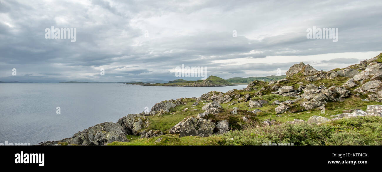 Craignish point with the Sound of Jura in the background, Scotland Stock Photo