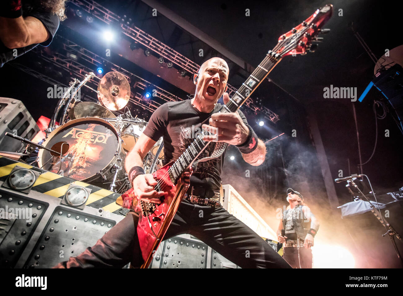 The German heavy metal band Accept performs a live concert at Sentrum Scene in Oslo. Here