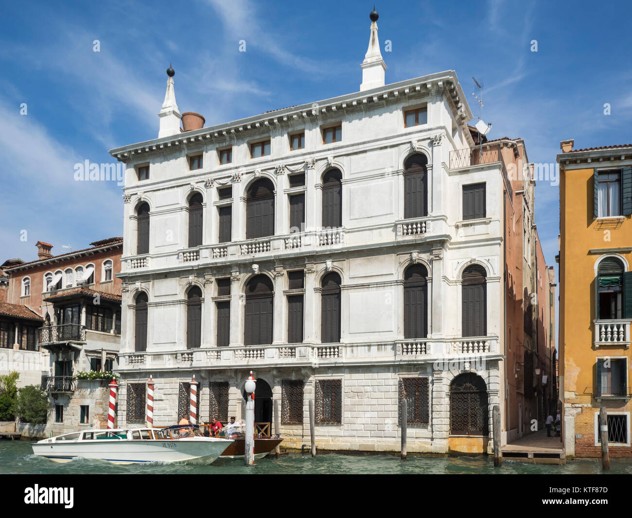 VENICE, ITALY: Palazzo Giustinian Lolin - home of the Ugo and Olga Levi ...