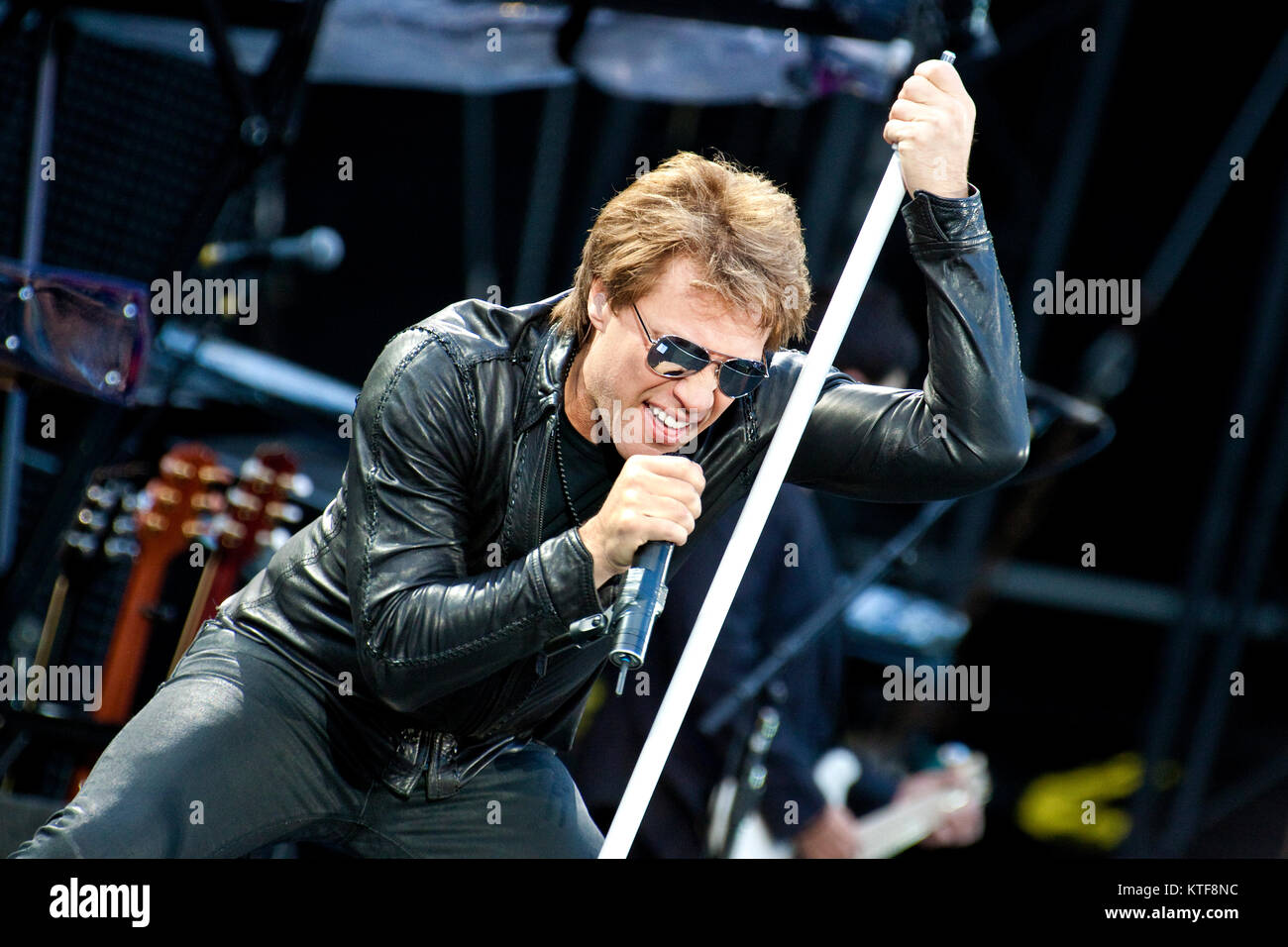 The American rock band Bon Jovi performs a live concert at Ullevaal ...