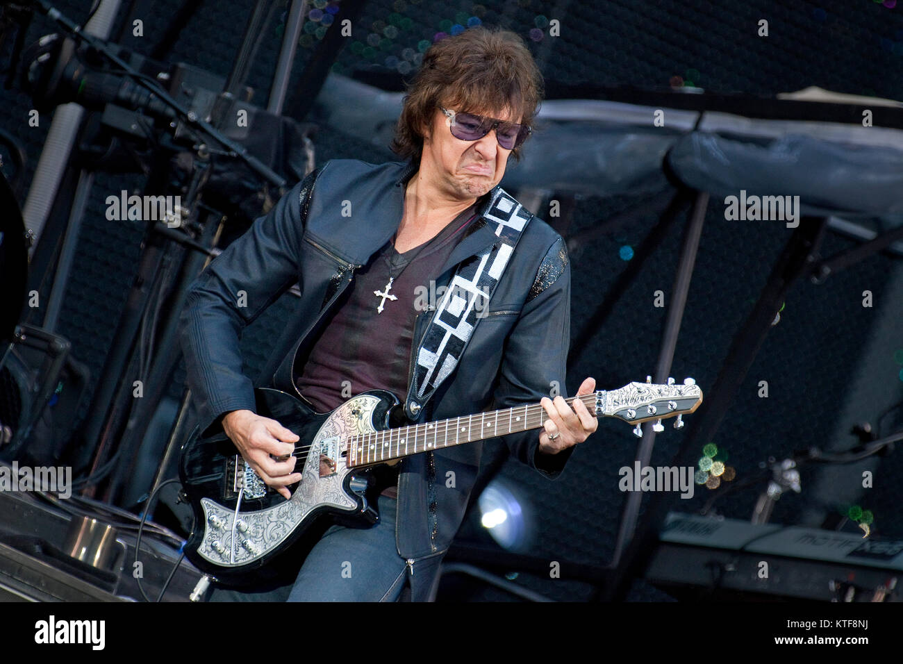 The American rock band Bon Jovi performs a live concert at Ullevaal ...