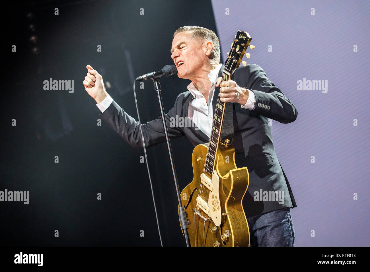 The Canadian singer, songwriter and musician Bryan Adams performs a live at Oslo Spektrum. Norway, 09/02 2017. Stock Photo