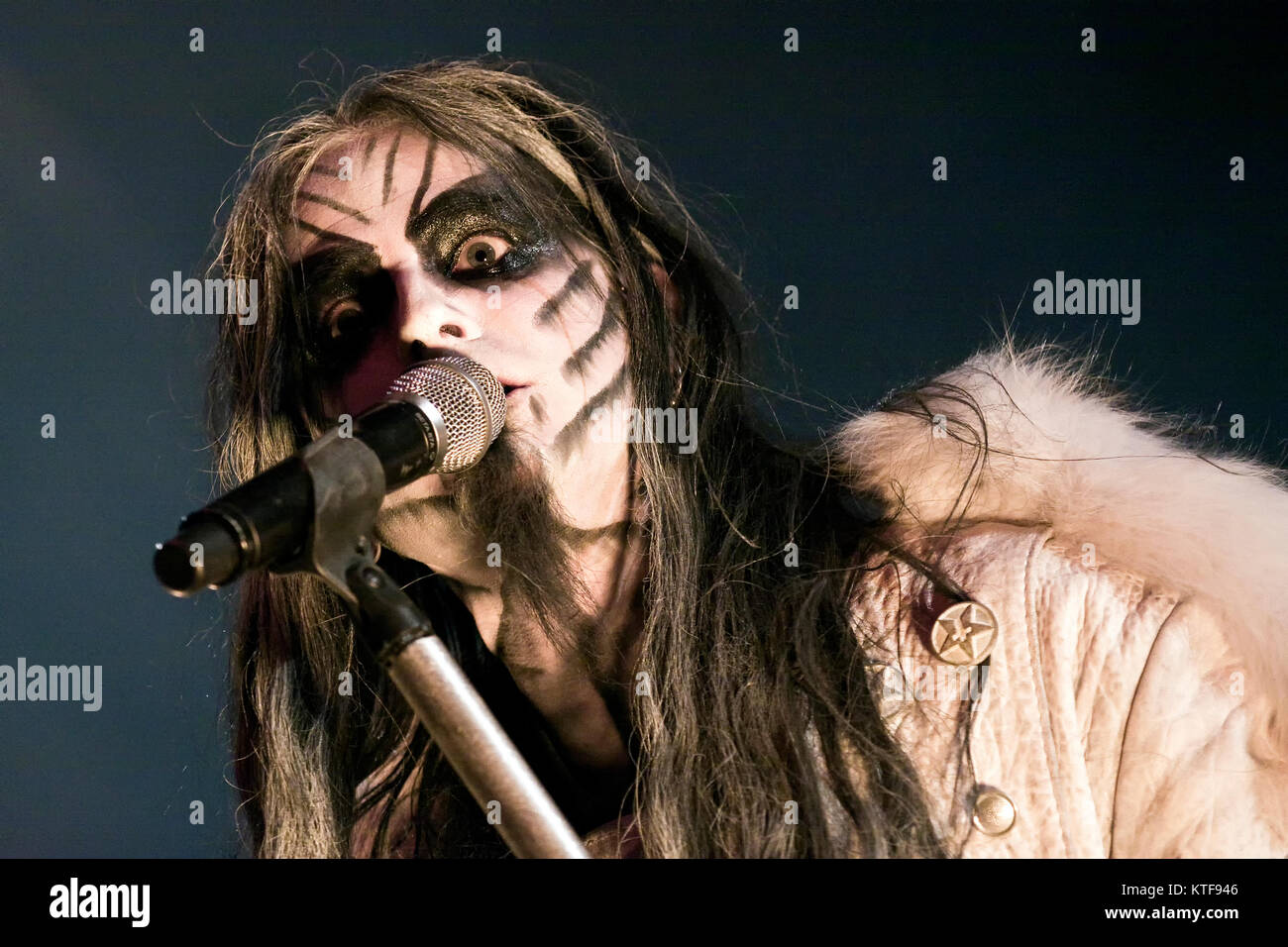 The Norwegian symphonic black metal band Dimmu Borgir performs live at Ole  Bull Scene in Bergen. Here vocalist Shagrath is seen live on stage. Norway,  28/05 2012 Stock Photo - Alamy