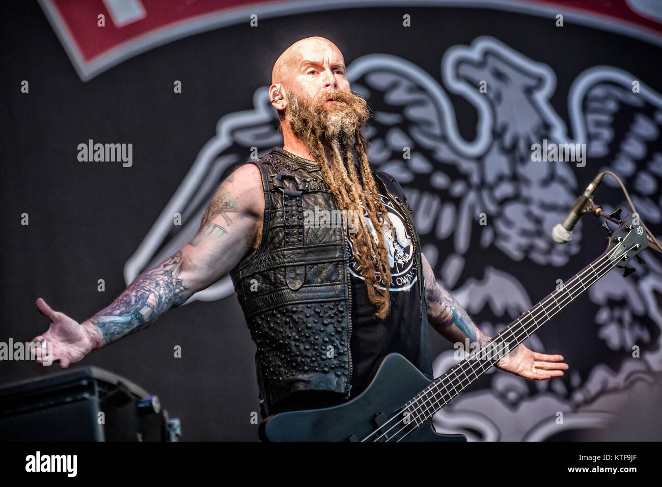 Five Finger Punch The American Heavy Band Performs A Live Concert During The Norwegian Music Festival Tons Of Rock 2017 Here Bplayer Chris Kael Five Finger Punch The American Heavy Band Performs A Live Concert During The Norwegian Music Festival Tons Of Rock 2017 Here Bplayer Chris Kael