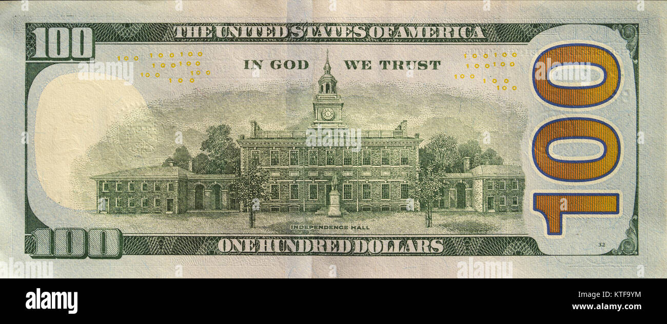 Reverse side one dollar bill hi-res stock photography and images - Alamy
