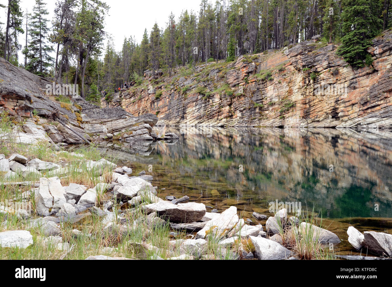 Horseshoe Lake, Jasper National Park, Canada Stock Photo Alamy