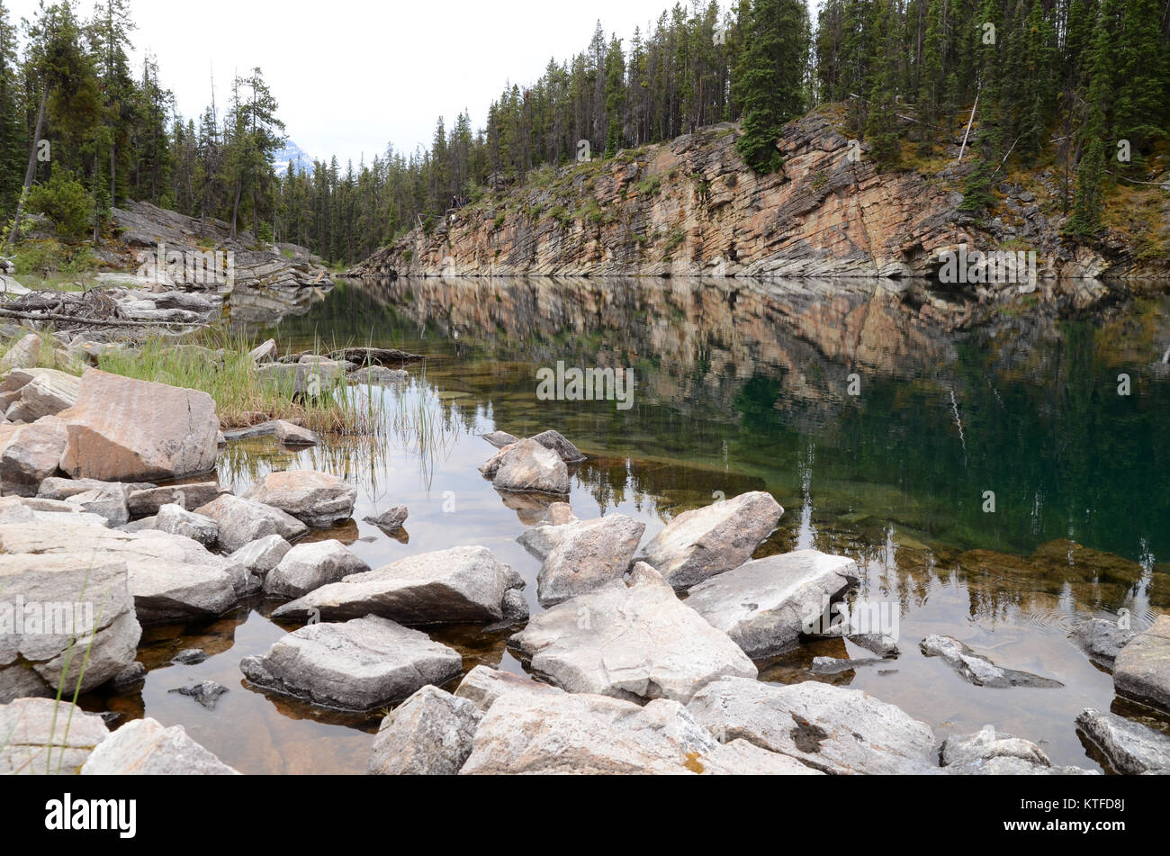 Horseshoe Lake, Jasper National Park, Canada Stock Photo Alamy