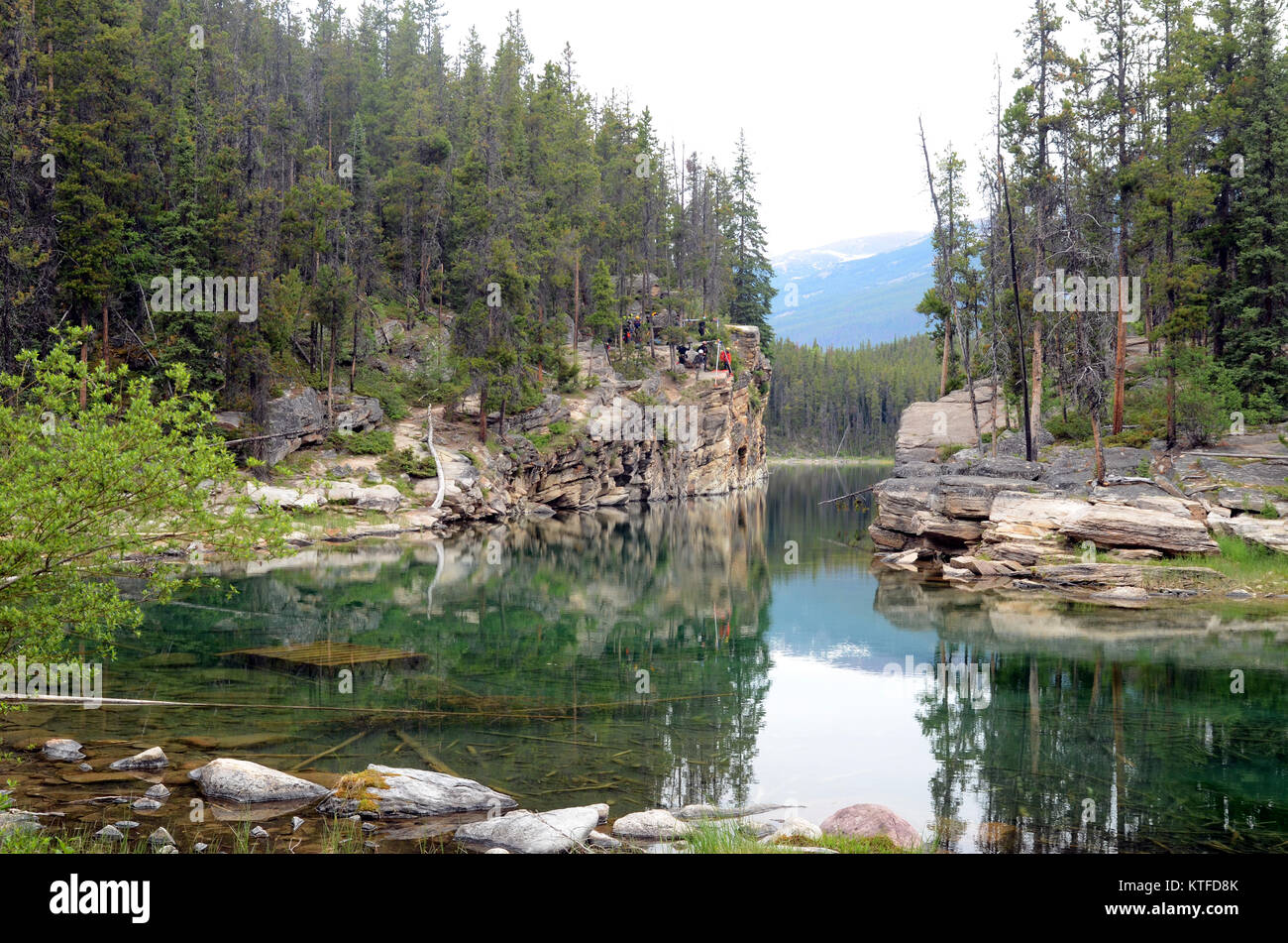 Horseshoe Lake, Jasper National Park, Canada Stock Photo Alamy