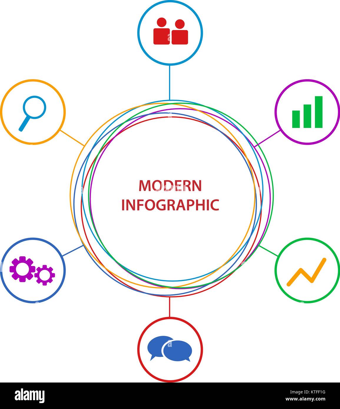 Abstract Business Circle Infographics Stock Vector Image Art Alamy