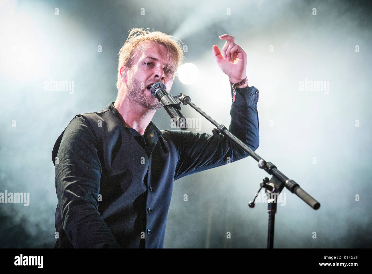 The Norwegian progressive metal band Leprous performs a live concert at