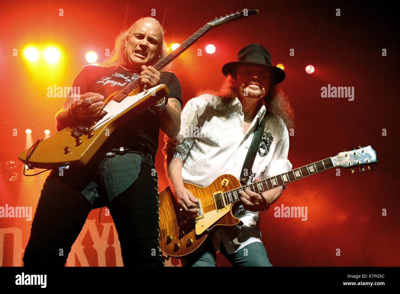 Lynyrd Skynyrd band performing live on stage during a concert